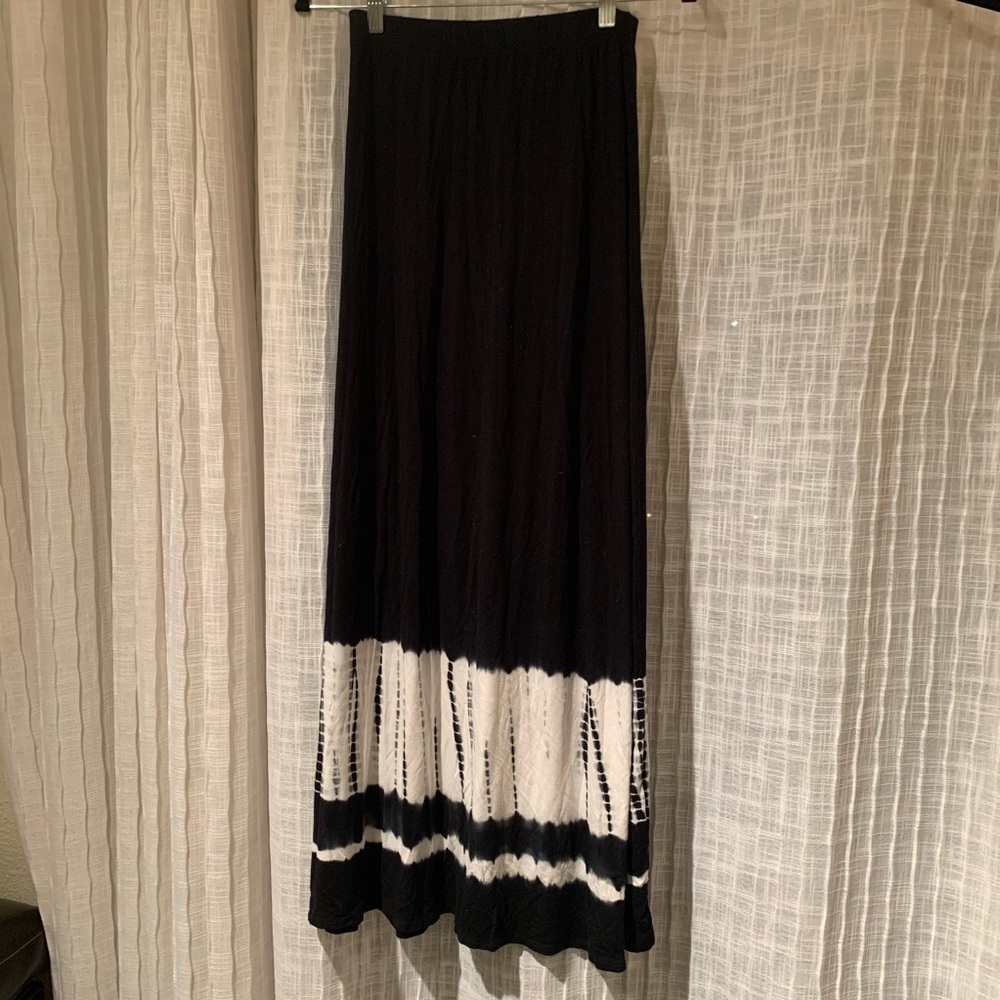 Tie dye maxi skirt